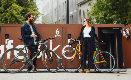 Sykkelskap utplassert på seks kjøpesentre i Oslo