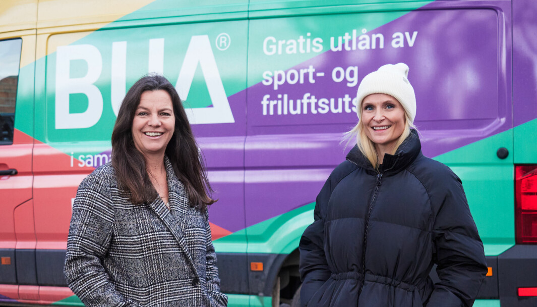 Monica Vogt, daglig leder i BUA, og Stine Trygg-Hauger, adm. dir. for XXL i Norge, har inngått samarbeid.