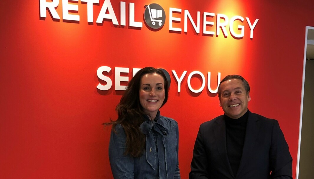 Kari Øgle Kjensberg, adm. dir. i VVS Norge, og Sigurd Herrlin Sørensen, rådgiver og styreformann i Retail Energy er i gang med samarbeidet.