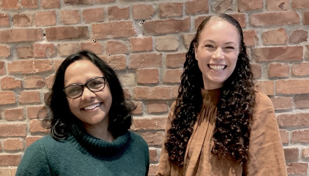Gründer Anjali Bhatnagar og kommunikasjonsansvarlig Lena Niemi i Tørn bidrar til at mengden av overskuddsvarer som kastes i retail blir redusert. Gründer Anjali Bhatnagar og kommunikasjonsansvarlig Lena Niemi i Tørn bidrar til at mengden av overskuddsvarer som kastes i retail blir redusert.