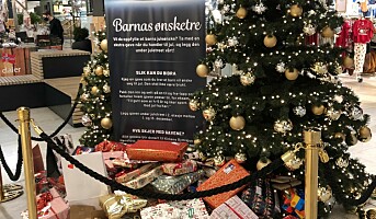 Scalas kjøpesentre oppfyller flere juleønsker med «Barnas ønsketre»