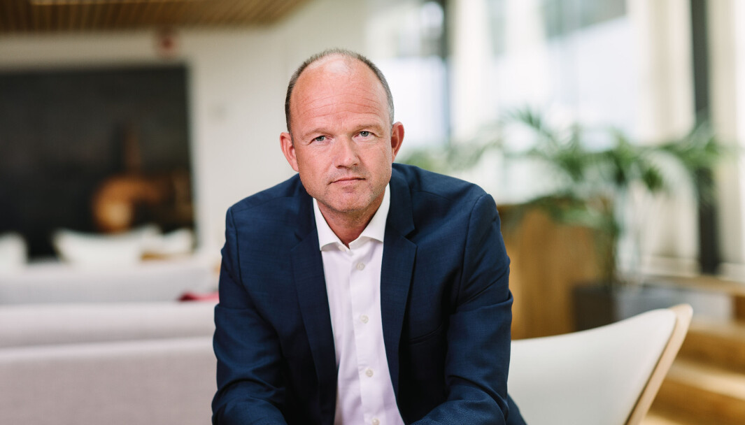 Adm. dir. Ole Erik Almlid i NHO vil styrke seg på handel. De er oppe i nær 20%, og vil høyere. Adm. dir. Ole Erik Almlid i NHO vil styrke seg på handel. De er oppe i nær 20%, og vil høyere.