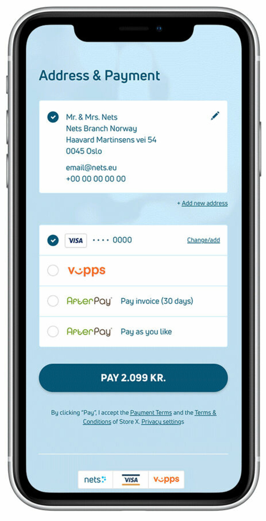 Betalingsløsningen Easy fra Nets har de betalingsalternativene som kunden vil ha og gjenkjenner kunden på tvers av nettbutikker.
