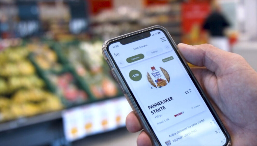 Nøkkelen er appen. Her er i bruk på SPAR Snarøya. Nøkkelen er appen. Her er i bruk på SPAR Snarøya.