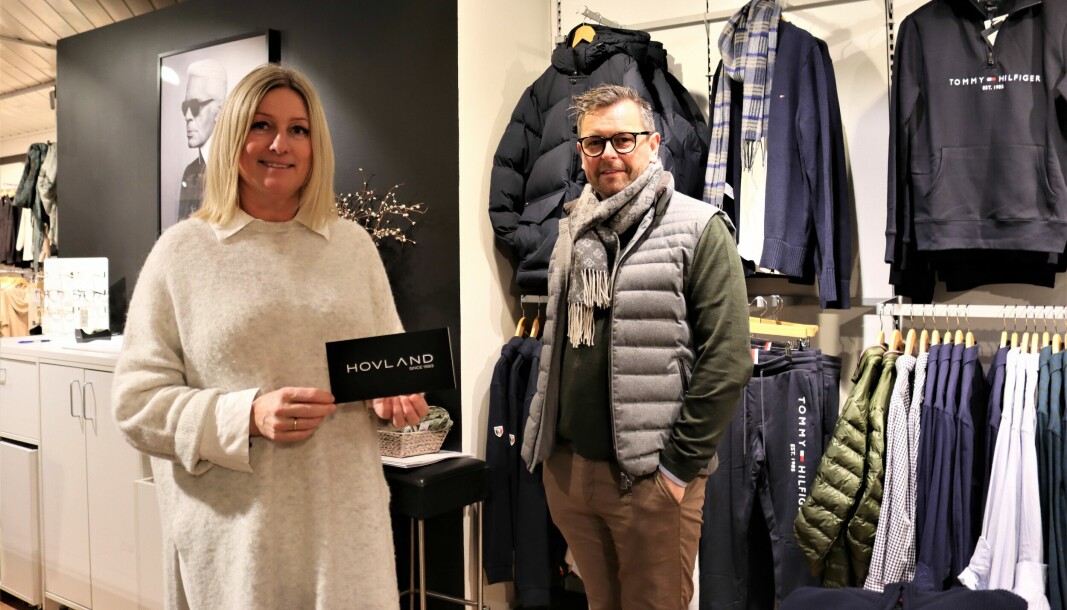 Nytt navn på butikken: Nå starter et nytt kapittel for ekteparet Mette og Jon Einar Hovland.