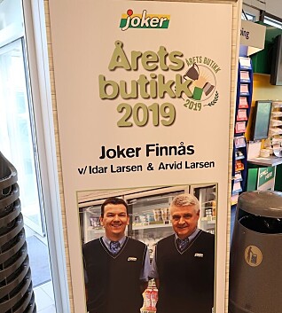 Butikken på Finnås ble kåret til Årets Butikk i Joker 2019. Butikken på Finnås ble kåret til Årets Butikk i Joker 2019.