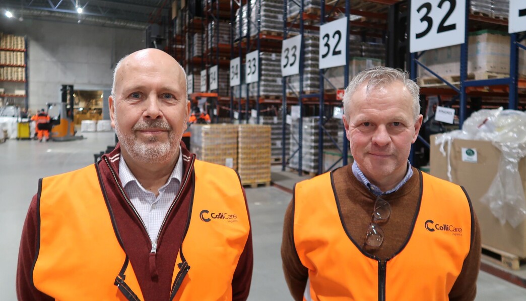 Bent Arild Hære (salgssjef) og Ole Bakurowitz (Country Manager Storage) på ColliCares 3PL-lager på Vestby som nå skal bygges ut med 9.500 for å gi plass til flere kunder. Bent Arild Hære (salgssjef) og Ole Bakurowitz (Country Manager Storage) på ColliCares 3PL-lager på Vestby som nå skal bygges ut med 9.500 for å gi plass til flere kunder.