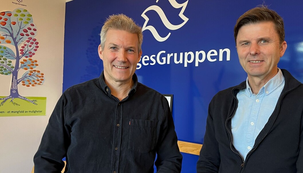 John Thomasgaard (t.h.) går fra Norli til NorgesGruppen. Konserndirektør detalj i NG, Truls Fjeldstad (t.v.), er 100% sikker på at han er rett person for jobben. John Thomasgaard (t.h.) går fra Norli til NorgesGruppen. Konserndirektør detalj i NG, Truls Fjeldstad (t.v.), er 100% sikker på at han er rett person for jobben.