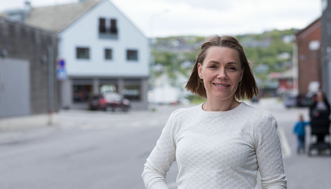 Senterleder Kristine Balsvik Ramberg på AMFI Kirkenes er glad for at russerhandelen i Kirkenes igjen tar seg litt opp.