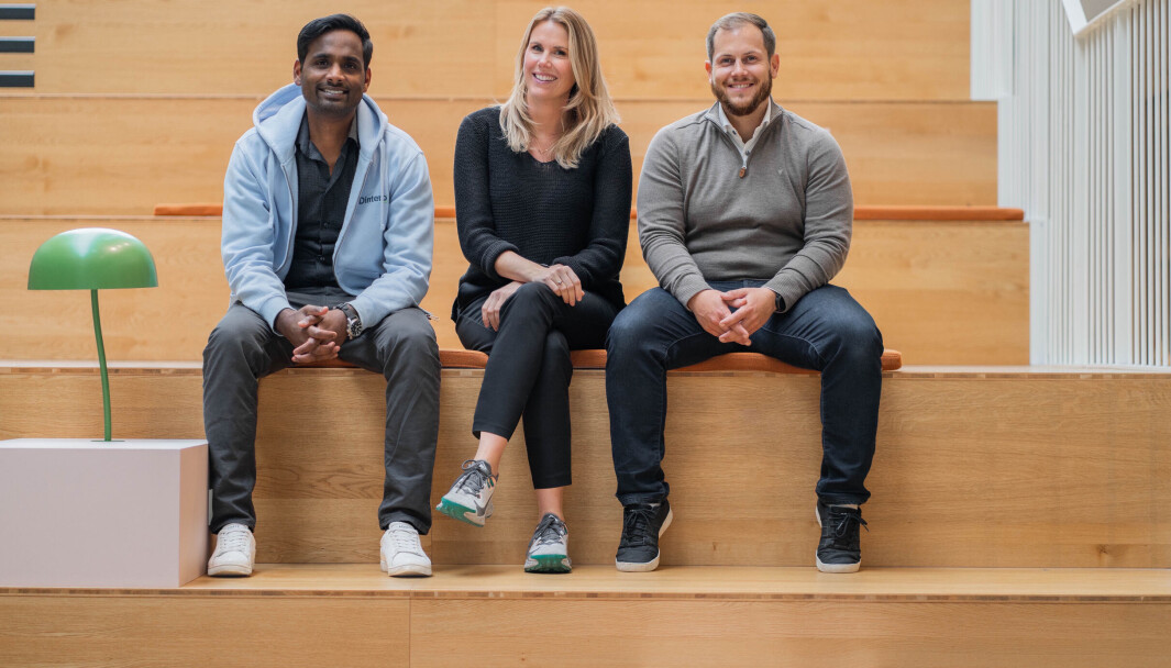 F.v.: Gründer Daro Navaratnam, Head of Marketing Kaja Amundsen Tenfjord, og Growth Manager Magnus Gleditsch F.v.: Gründer Daro Navaratnam, Head of Marketing Kaja Amundsen Tenfjord, og Growth Manager Magnus Gleditsch