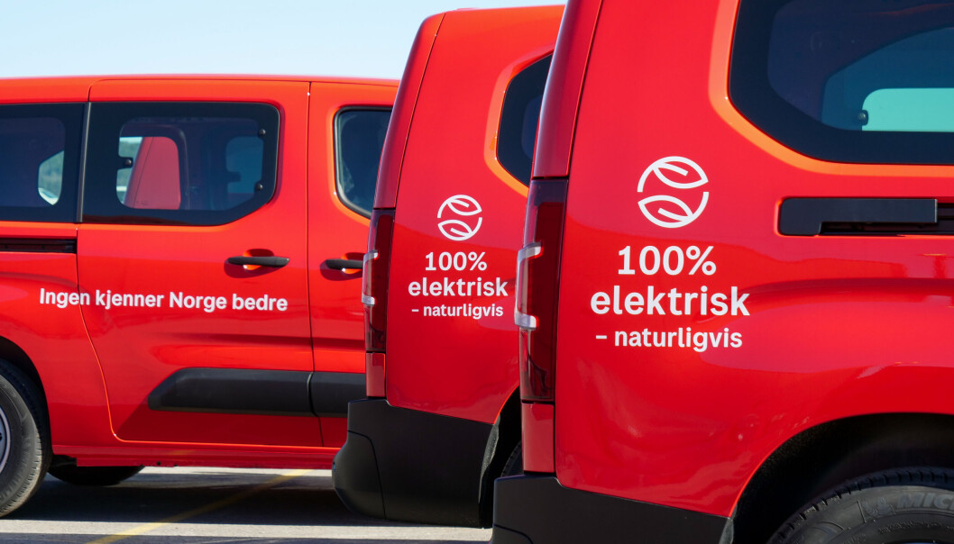 Posten har nettopp fått overlevert 132 nye elektriske varebiler som snart sendes ut til postdistrikter over hele landet Posten har nettopp fått overlevert 132 nye elektriske varebiler som snart sendes ut til postdistrikter over hele landet