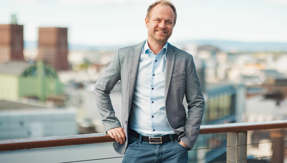 FORNØYD: Anders Lunde Angen, daglig leder i Helthjem Netthandel, ser frem til å ønske de nye ansatte velkommen i selskapet.