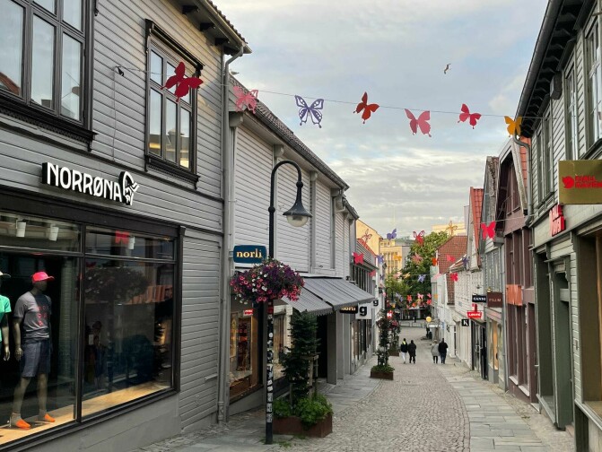 Sommerdekor bidrar til å styrke Stavanger sentrum