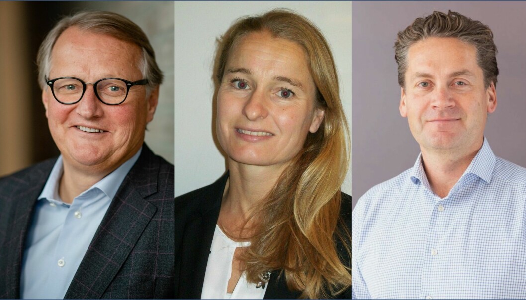 Rune Bjerke, Annika Sigfrid og Eilert Giertsen Hanoa er nye styremedlemmer i Reitan Retail.