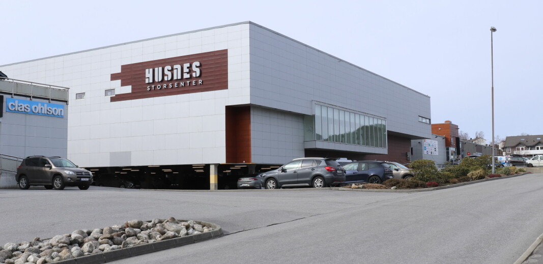 Hovedbygget i Husnes Storsenter er på 16.000 kvadratmeter.