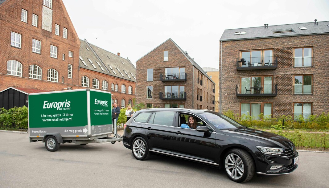 Gjennom partnerskapet mellom Europris og Freetrailer kan kundene låne tilhengere gratis. Dette gjør det enklere for kundene å frakte varer som putekasser og møbler med seg hjem.