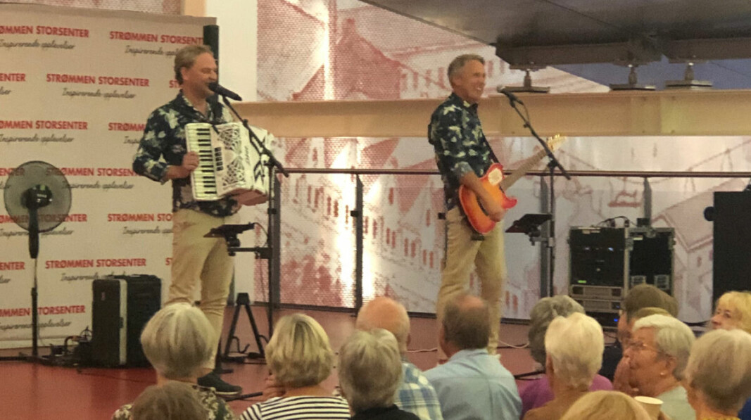 Hans Olav Trøen og Odd Arne Sørensen innledet onsdag den nye konsertserien på «Strømmen Scene».