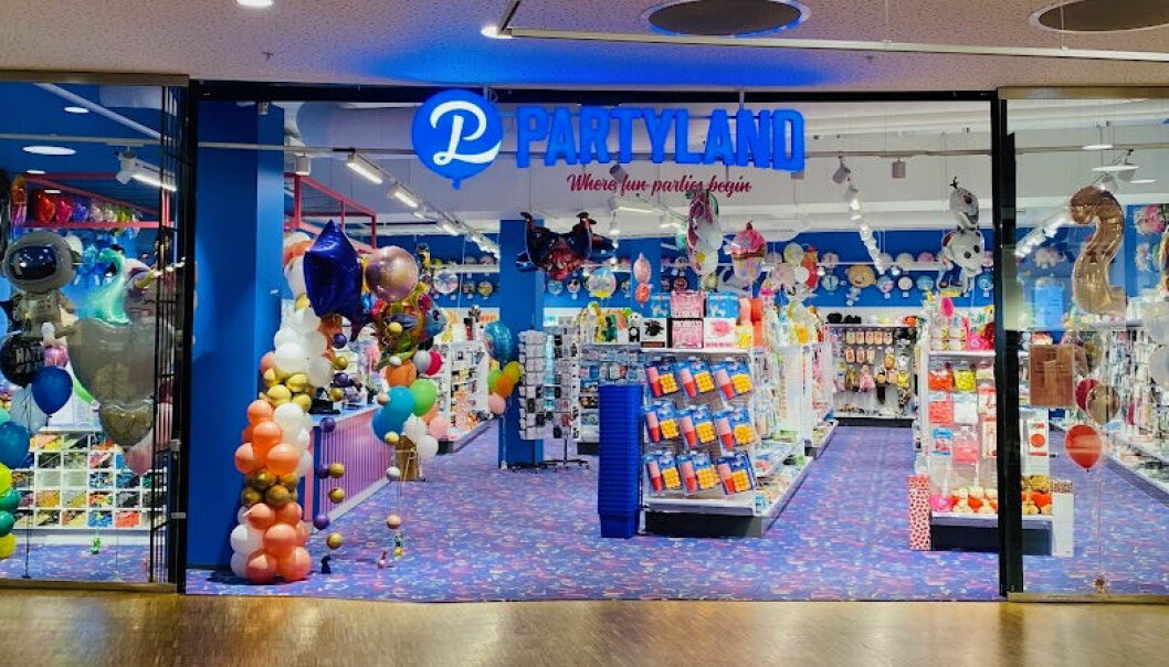 Fargerike Partyland-butikker åpnes jevnlig for tiden, og innen tre år skal kjeden være oppe i 50.