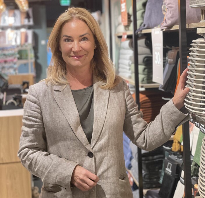 Eva-Lena Wechselberger, salg og retaildirektør i Nille, har vært ansvarlig for det nye interiørkonseptet.