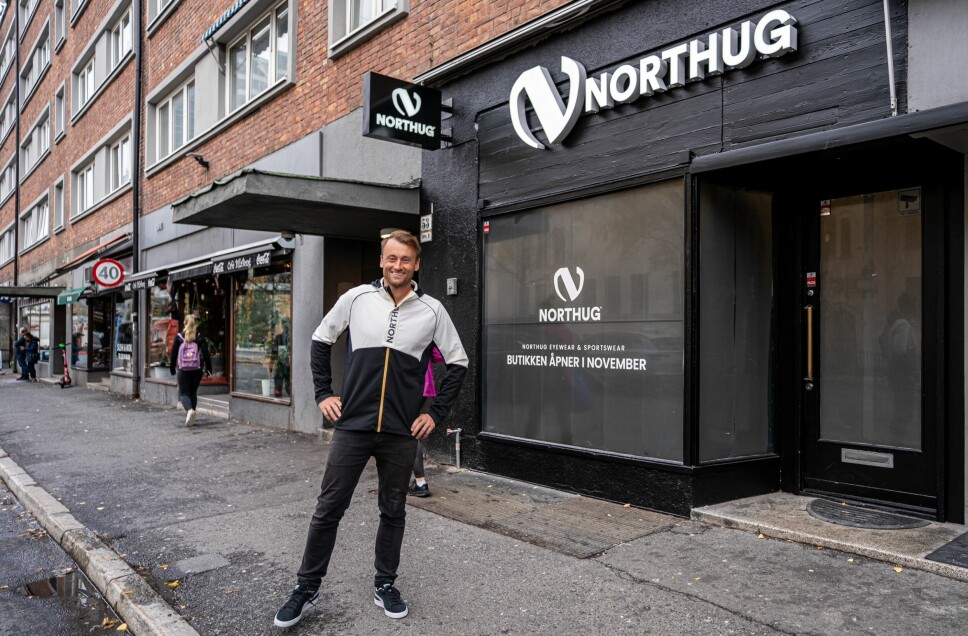 Petter Northug var selv til stede da den aller første Northugbutikken åpnet i Bogstadveien.