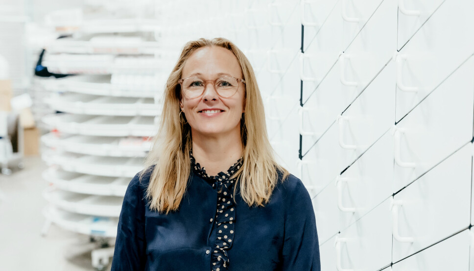 Elisabeth Haug, adm. direktør i Farmasiet, investerer tungt i lagerautomasjon.
