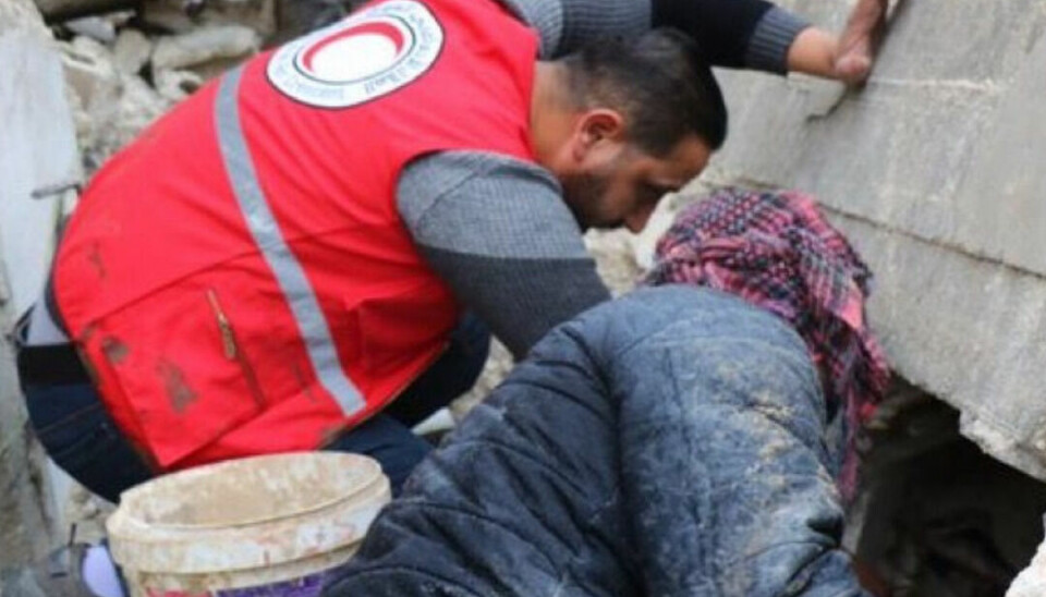 Røde Kors, hjelpearbeid etter jordskjelv