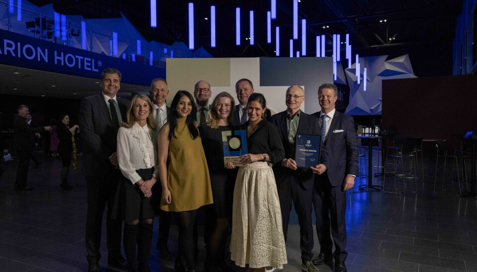 Holmlia Senter vant Årets bærekraft 2022 på Kjøpesenterkonferansen.